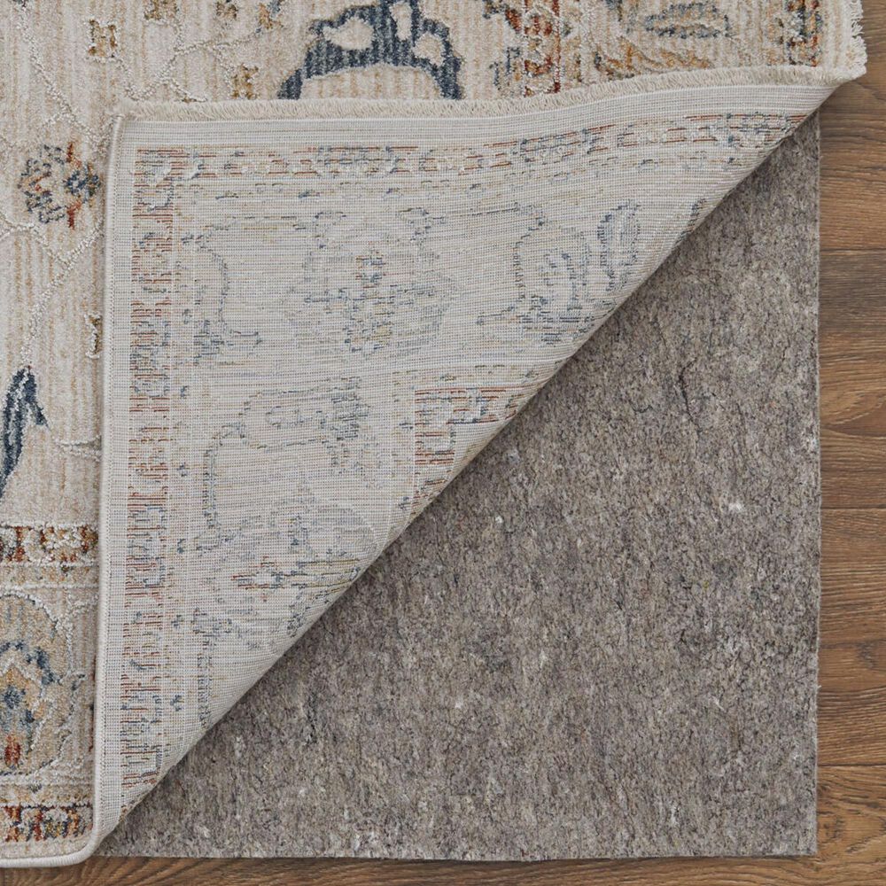 Feizy Pasha 6&#39;6&quot; x 9&#39;6&quot; Ivory and Blue Area Rug, , large