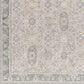 Surya Dresden DRE-2325 Medium Gray, Gray, White, Light Slate, Mustard and Rust 6"7" Round Area Rug, , large