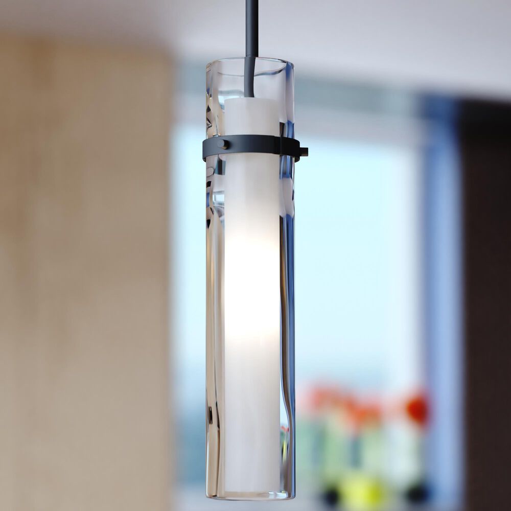 Vaxcel Vilo 1-Light Mini Pendant in Matte Black, , large
