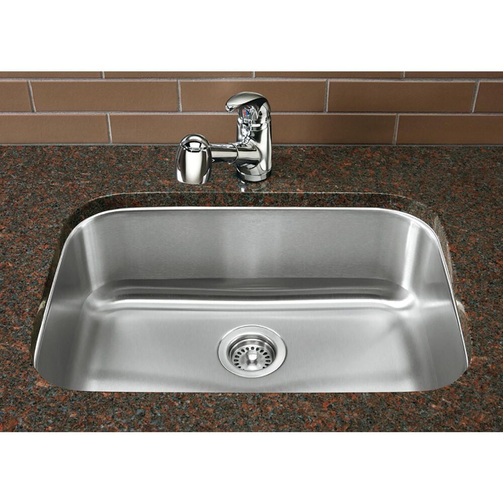 Blanco Stellar 25&quot; Medium Single Bowl Kitchen Sink in Refined Brushed, , large