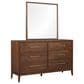 Riva Ridge Jasper 6 Drawer Dresser and Mirror in Jasper, , large