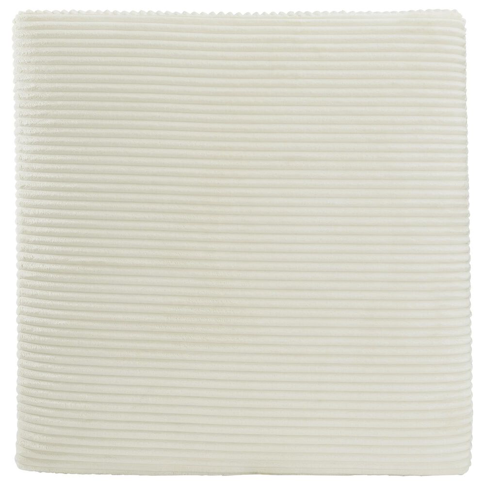 Ashley Lindyn Oversized Accent Ottoman in Ivory, , large