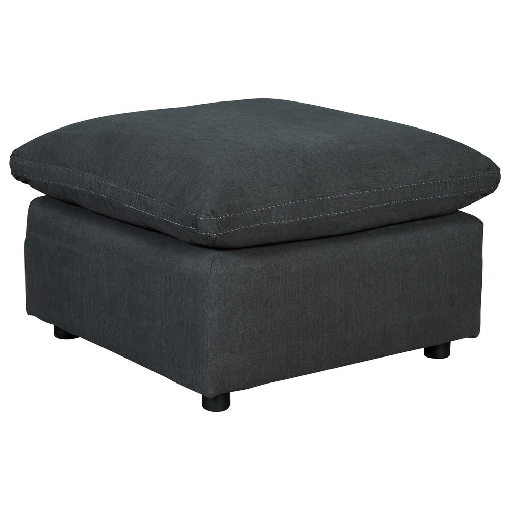Signature Design by Ashley Savesto Oversized Accent Ottoman in Charcoal, , large