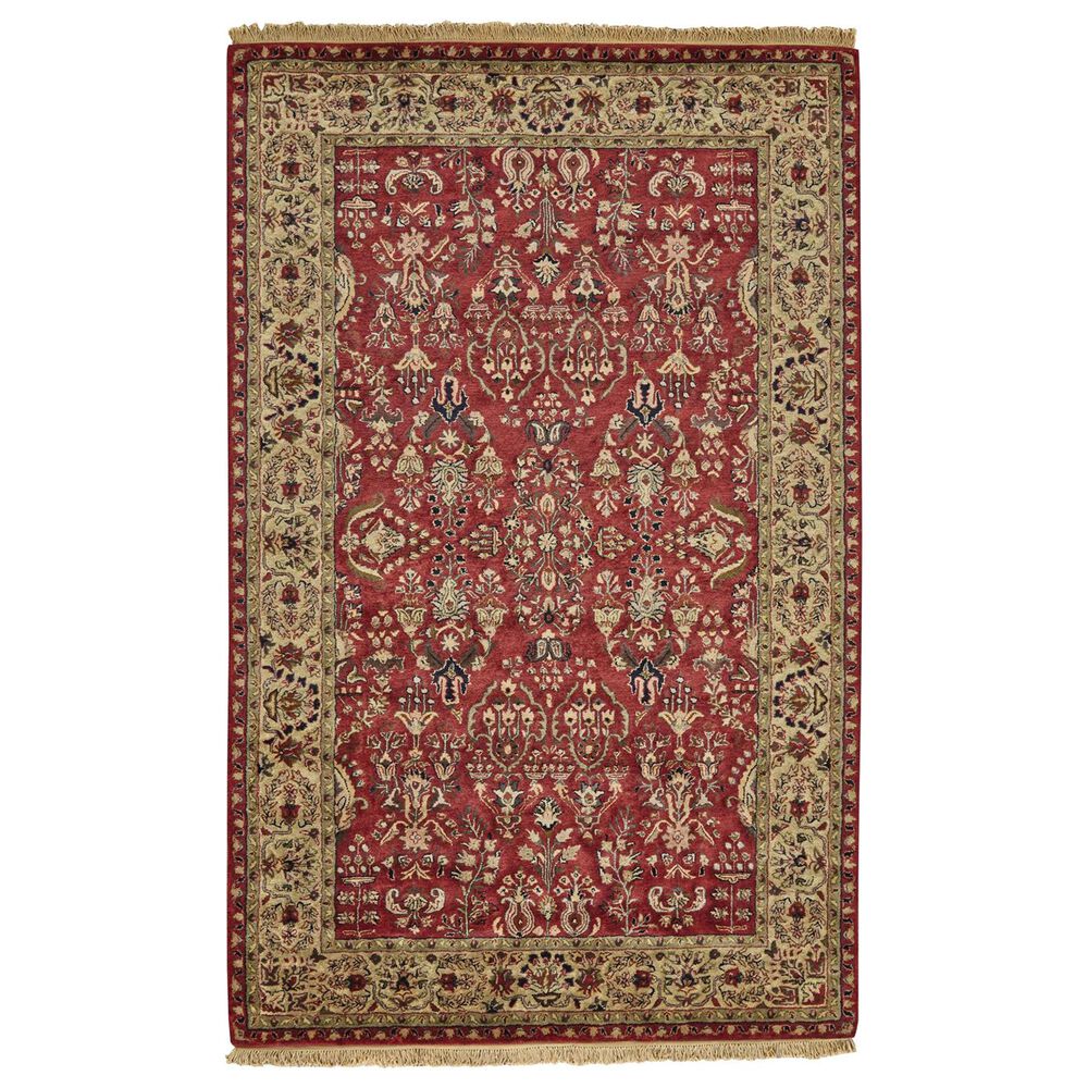 Feizy Rugs Amore 8327F 9'6" x 13'6" Red and Light Gold Area Rug, , large