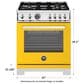 Bertazzoni Professional 4.7 Cu.Ft. Gas Range in Giallo Glossy, , large