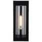 Vaxcel Grantley 1-Light Outdoor Wall Sconce in Matte Black, , large