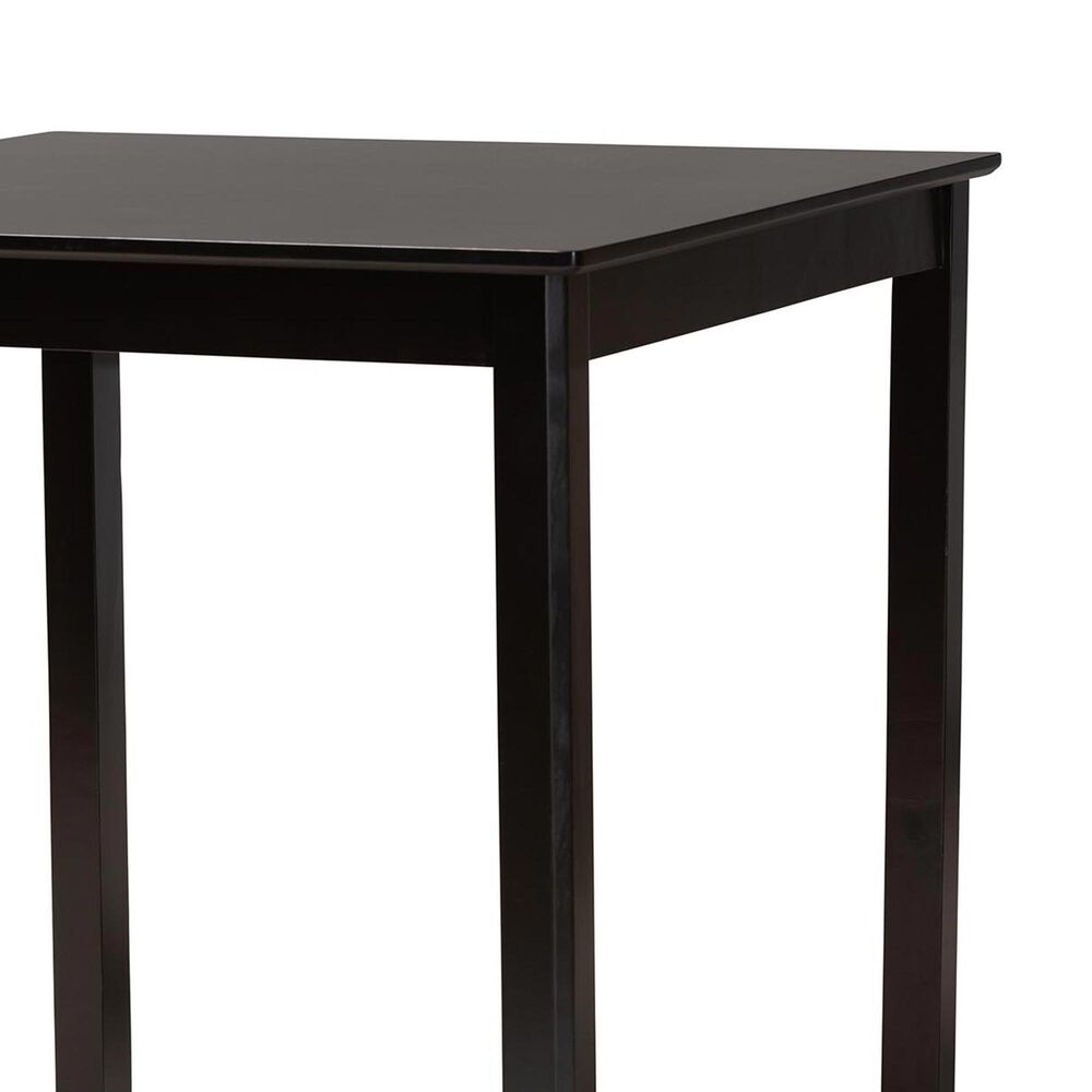 Baxton Studio Lenoir Counter Height Pub Table in Espresso Brown, , large