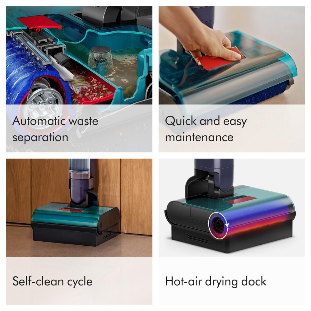 Dyson Clean and Wash Hygiene Wet Cleaner in Prussian Blue and Copper, , large