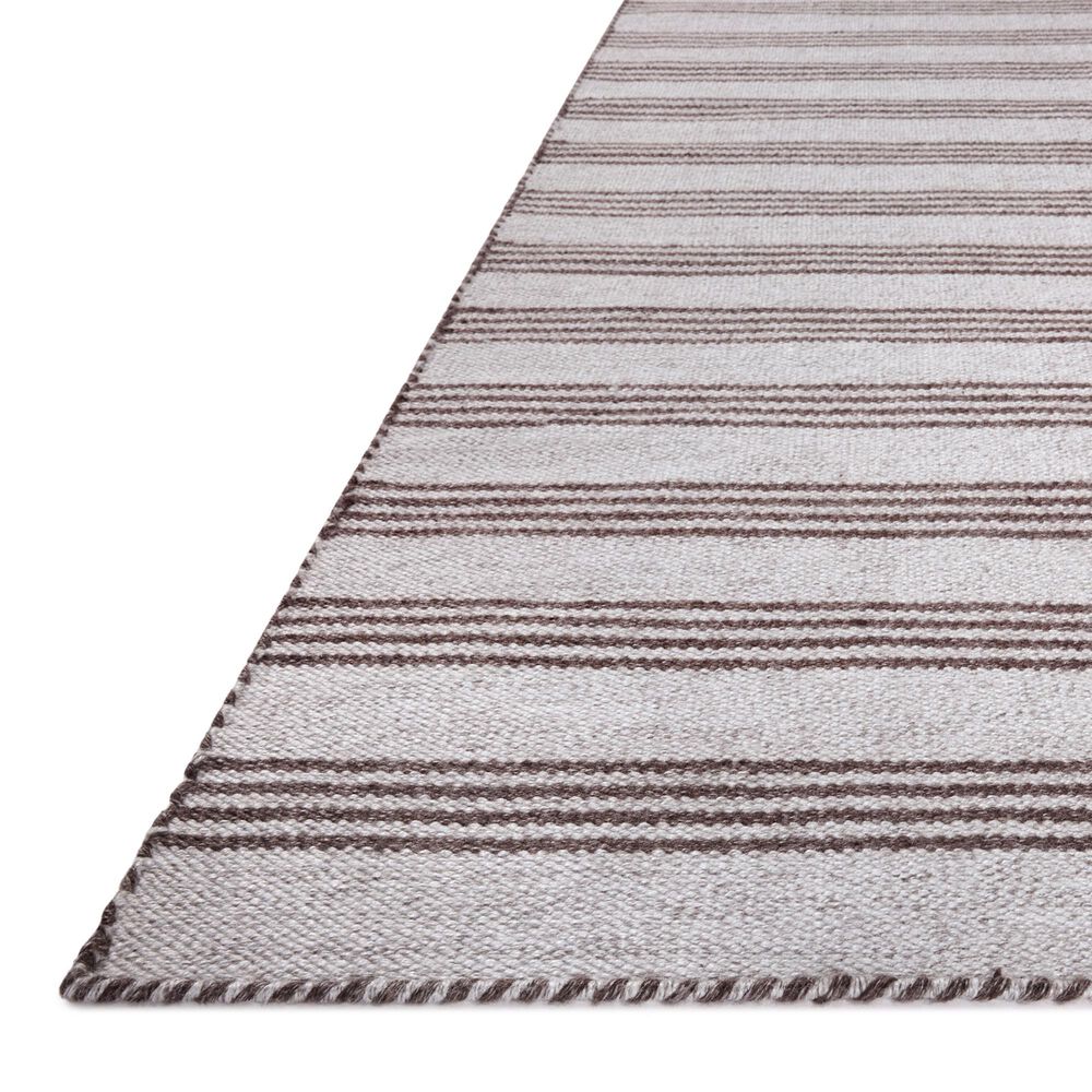 Magnolia Home Charlie Silver and Bark 2&#39;3&quot; x 3&#39;9&quot; Indoor/Outdoor Area Rug, , large