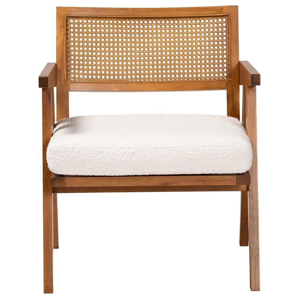 Baxton Studio Jetsam Arm Chair in Cream, , large