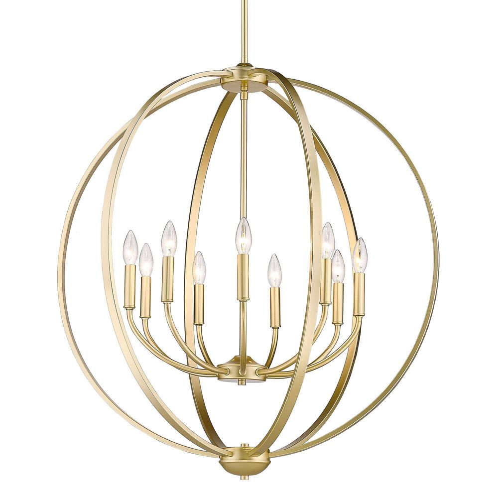 Golden Lighting Colson 9-Light Chandelier in Olympic Gold, , large