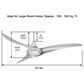 Minka-Aire Wave 52" Ceiling Fan in Silver, , large