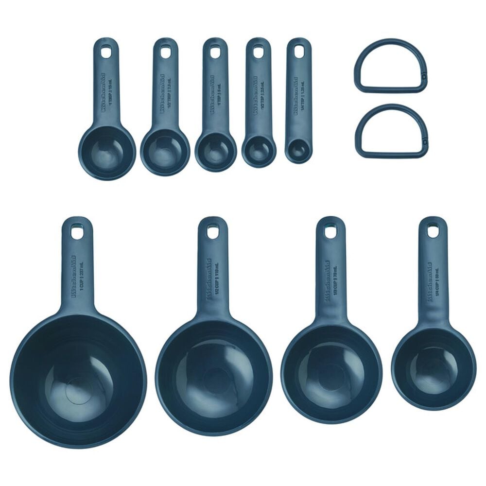KitchenAid 9-Piece Measuring Cup Spoon Set in Agave, , large
