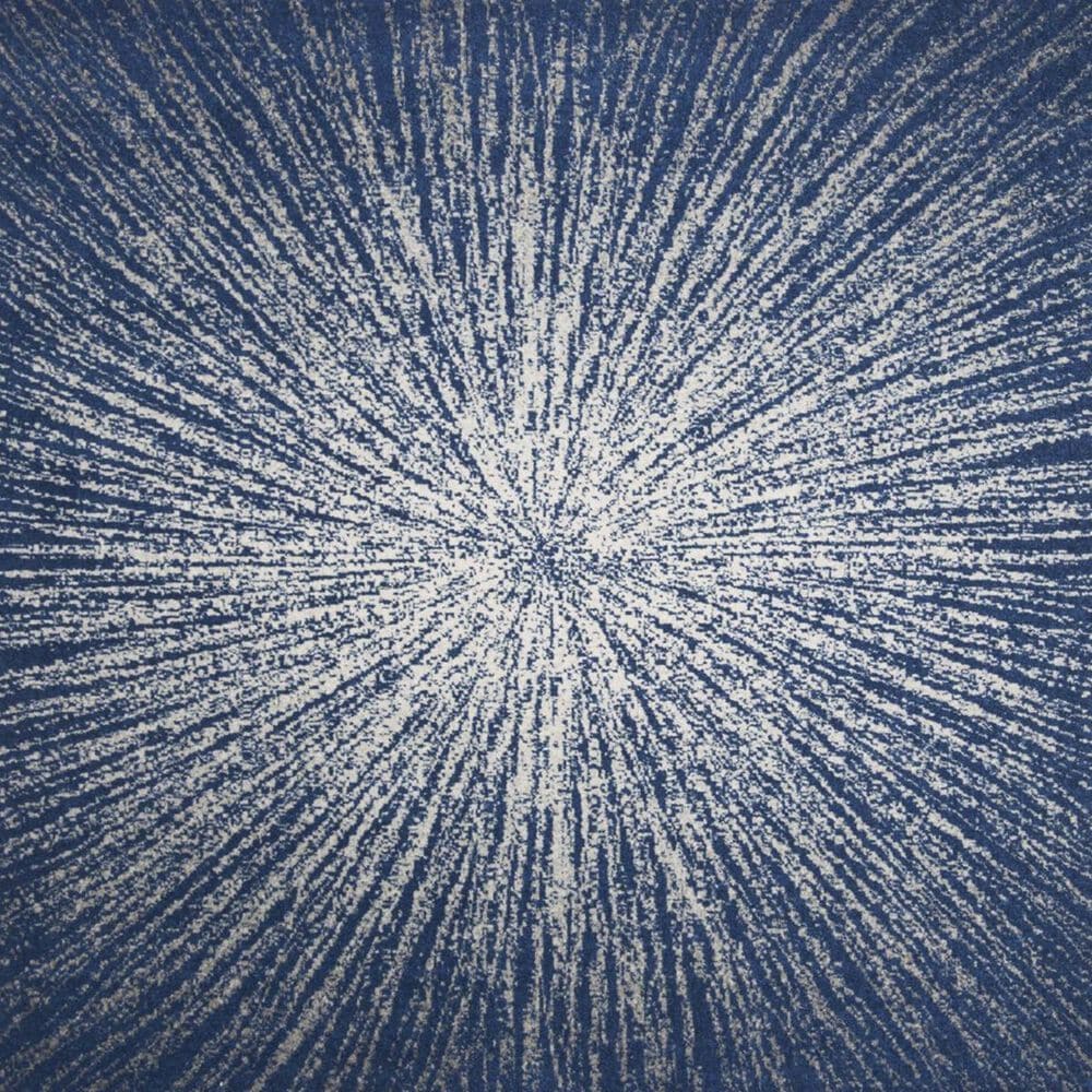 Safavieh Evoke EVK228N 5&#39;1&quot; Square Navy and Ivory Area Rug, , large