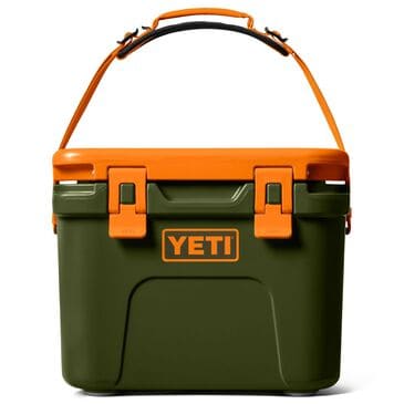 YETI Roadie 15 Hard Cooler in Olive and King Crab Orange, , large