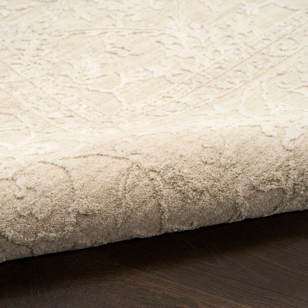 Nourison Moonlit Beige 5'3" x 7'6" Area Rug, , large