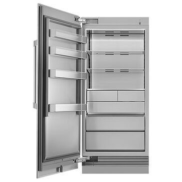 Dacor Heritage 36" Column Freezer Left Door Panel in Silver Stainless Steel, , large