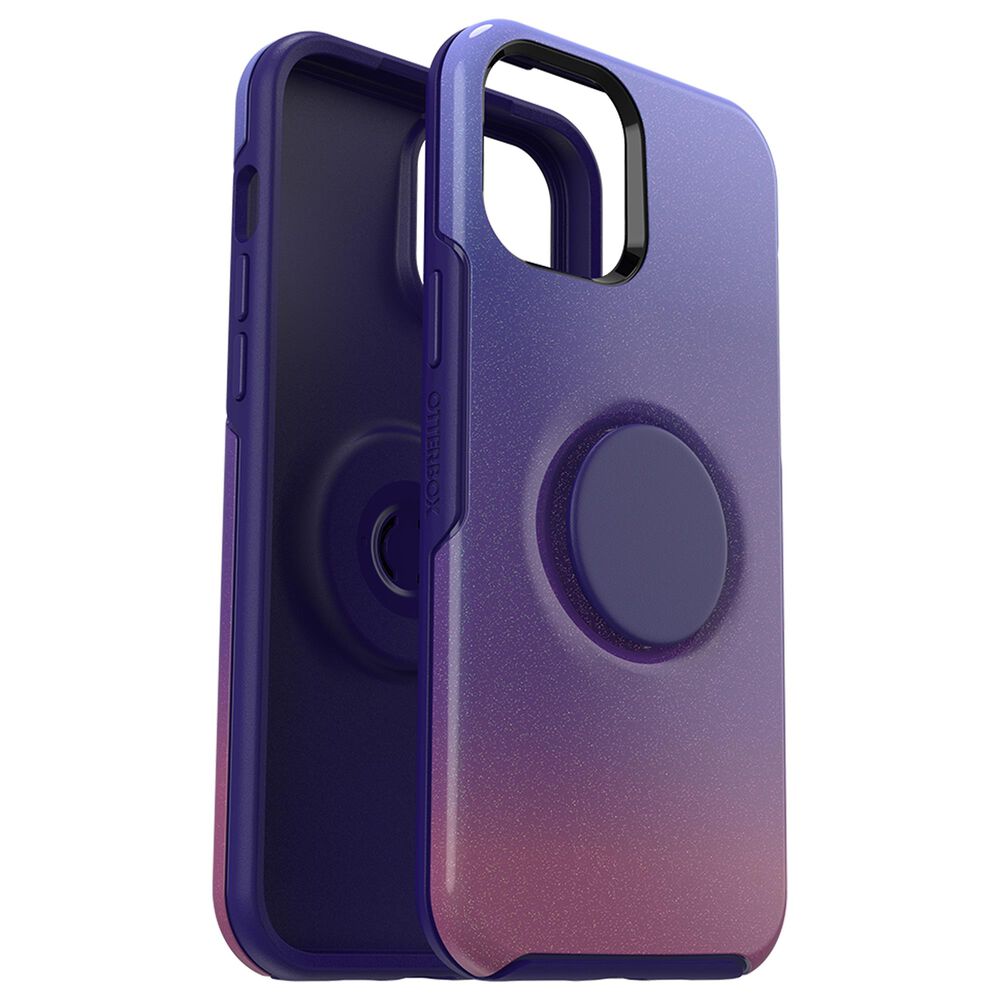 Otterbox Otter + Pop Symmetry Case With Popgrip For Apple iPhone 12 Pro Max in Violet Dusk, , large