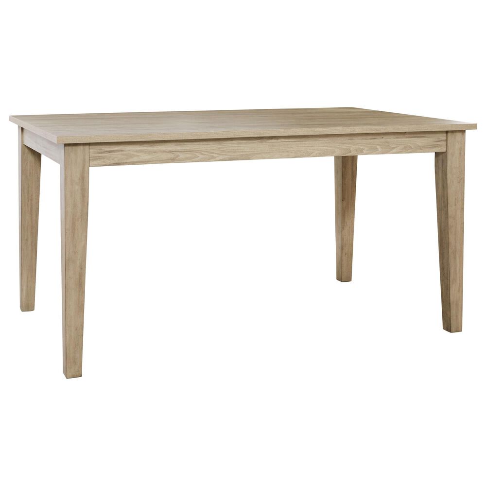 Ashley Gleanville Dining Table in Light Brown - Table Only, , large