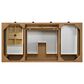 James Martin Malibu 48" Single Bathroom Vanity in Amber Birch with 3 cm Eternal Jasmine Pearl Quartz Top and Rectangular Sink, , large