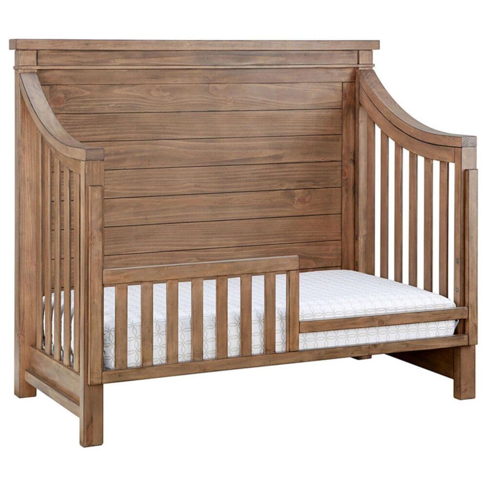 Baby Appleseed Rowan Flat Top 4-In-1 Convertible Crib in Sandwash, , large