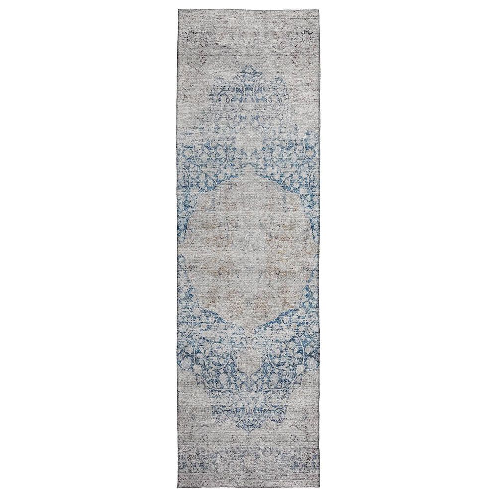 Dalyn Rug Company Karaj KJ8 2"3" x 7"6" Blue Indoor/Outdoor Runner, , large