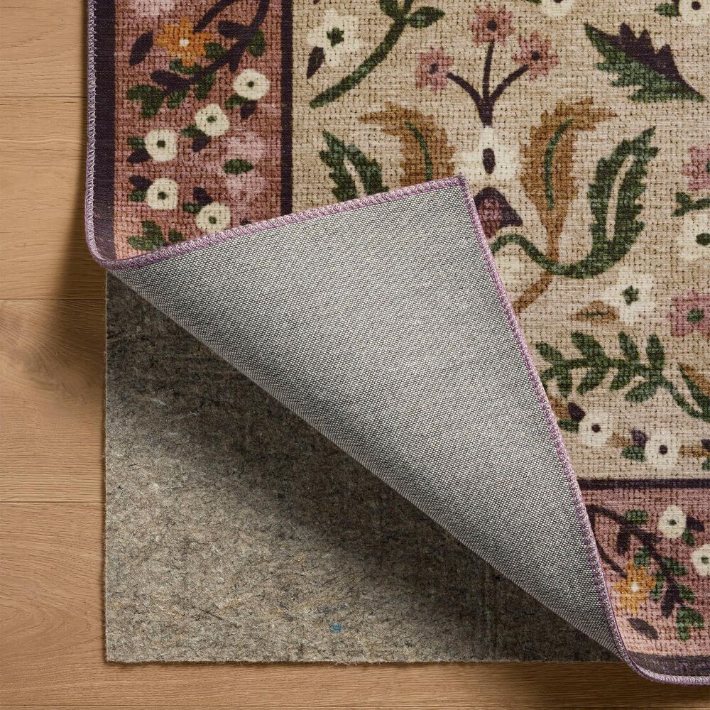 Loloi Canopy Edie Aubergine 2&#39;6&quot; x 7&#39;6&quot; Runner, , large