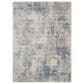 Nourison Rustic Textures Blue and Ivory 9"3" x 12"9" Area Rug, , large