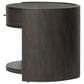 Four Hands Bode 1 Drawer Nightstand in Smoked Black, , large