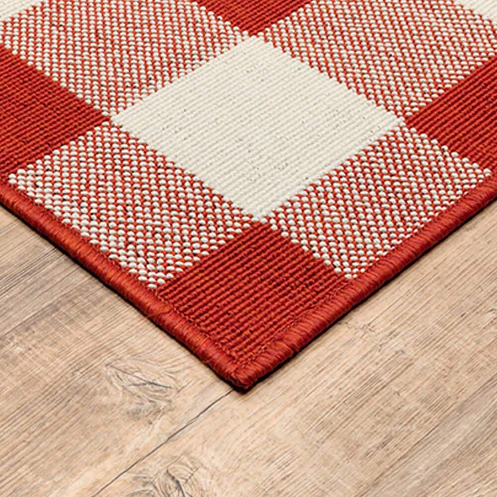 Oriental Weavers Meridian 5&#39;3&quot; x 7&#39;6&quot; Red Area Rug, , large