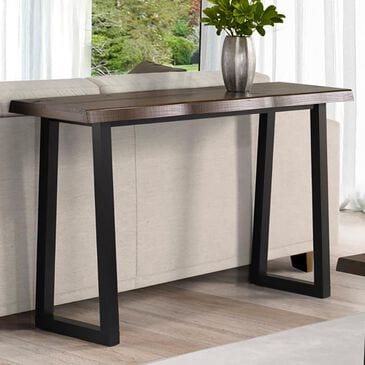 Steve Silver Jennings Sofa Table in Distressed Cherry and Ebony, , large