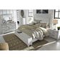 Ashley Kanwyn 3-Piece King Panel Bed Set with Storage Bench in Whitewash, , large