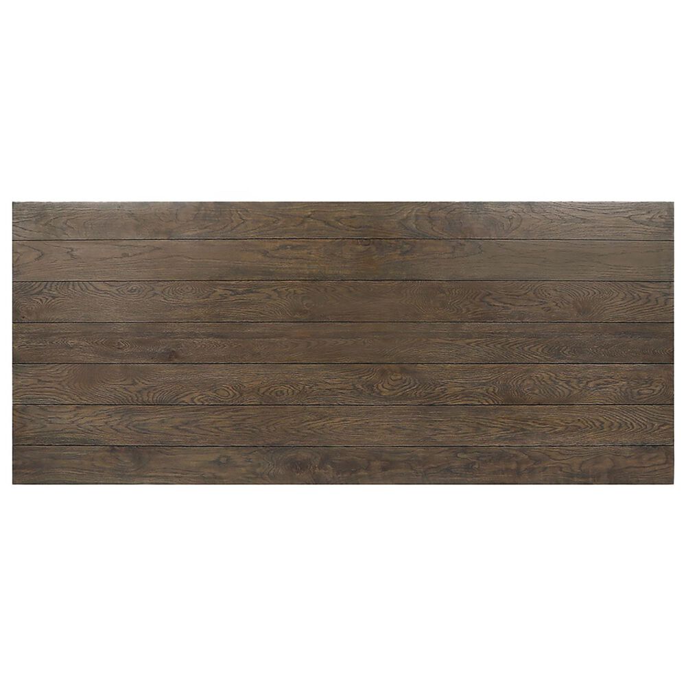 Classic Home Duncan 90&quot; Dining Table in Suede Brown and Carbon Black - Table Only, , large