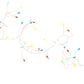 The Gerson Company 600-Light Function Electric Firecracker Curtain Light in Multicolor, , large