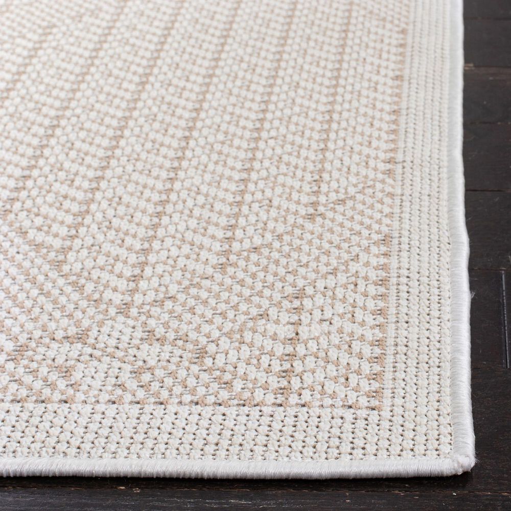 Safavieh Bermuda 2&#39; x 10&#39; Cream and Beige Indoor/Outdoor Performance Runner, , large