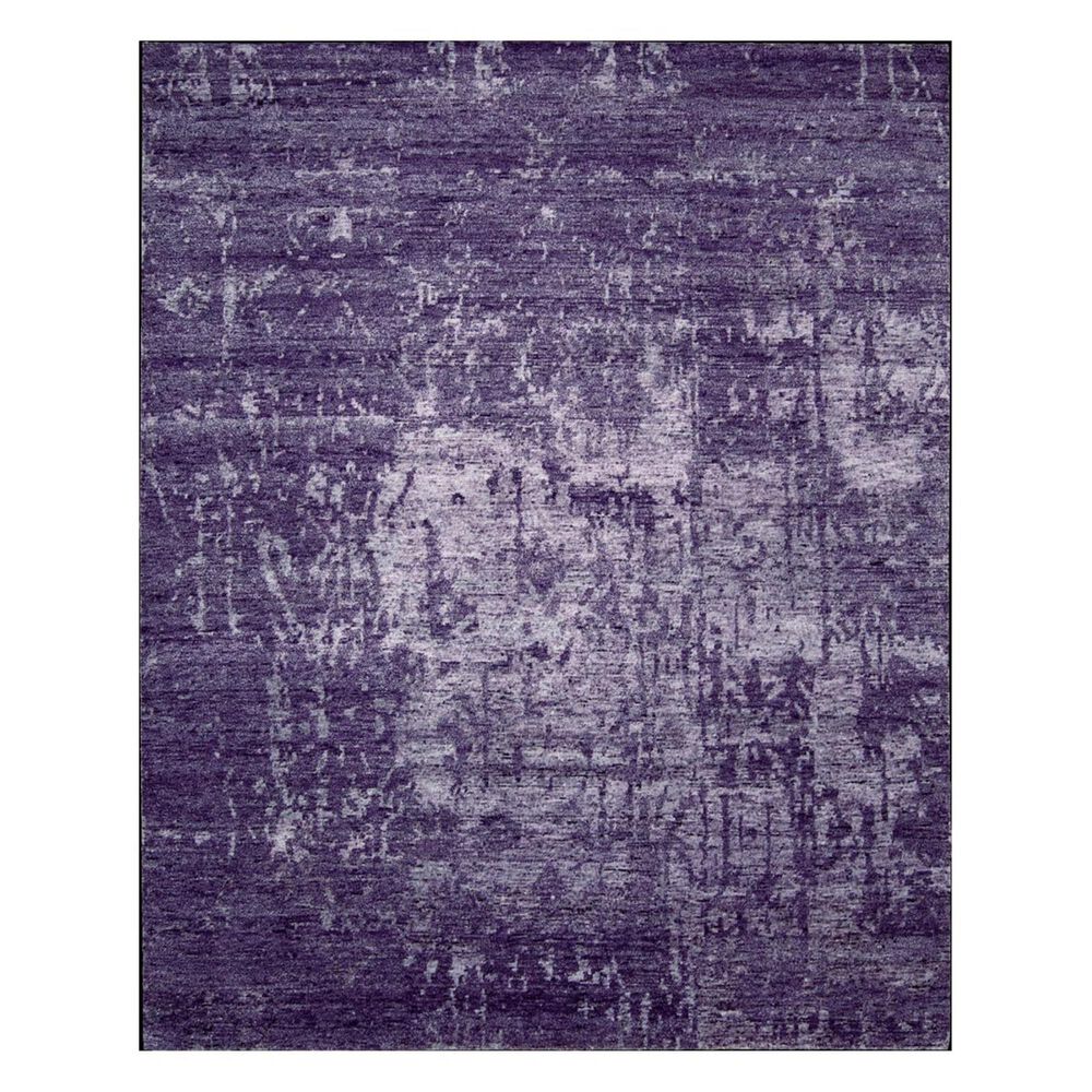 Nourison Silk Shadows SHA10 3'9" x 5'9" Amethyst Area Rug, , large