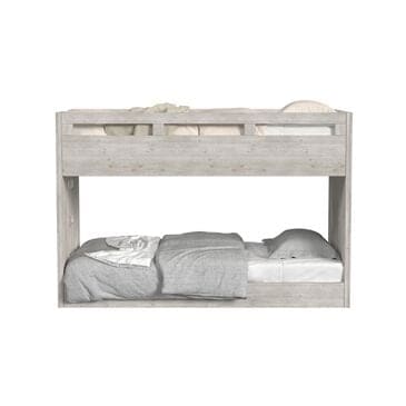 Eastern Shore Carlson Twin over Twin Bunk Bed in Washed Linen, , large