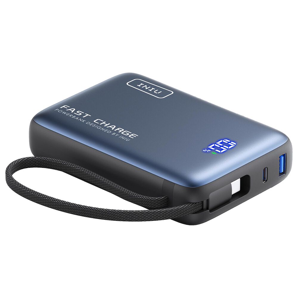 INIU Pocket Power 20000mAh Fast Charging Power Bank in Black, , large