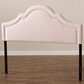 Baxton Studio Rita Queen Panel Headboard in Light Pink, , large