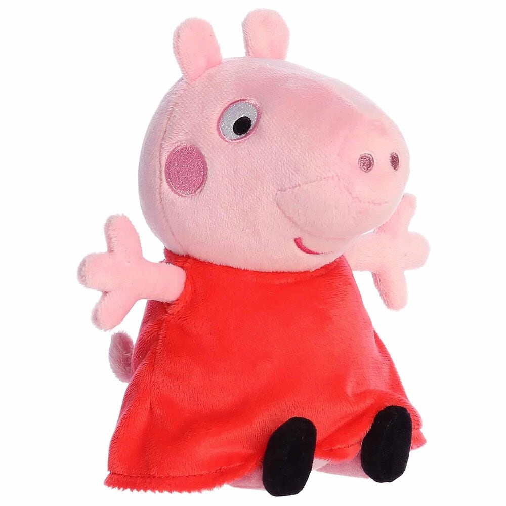 Aurora 6" Peppa Pig Plush in Pink and Red, , large