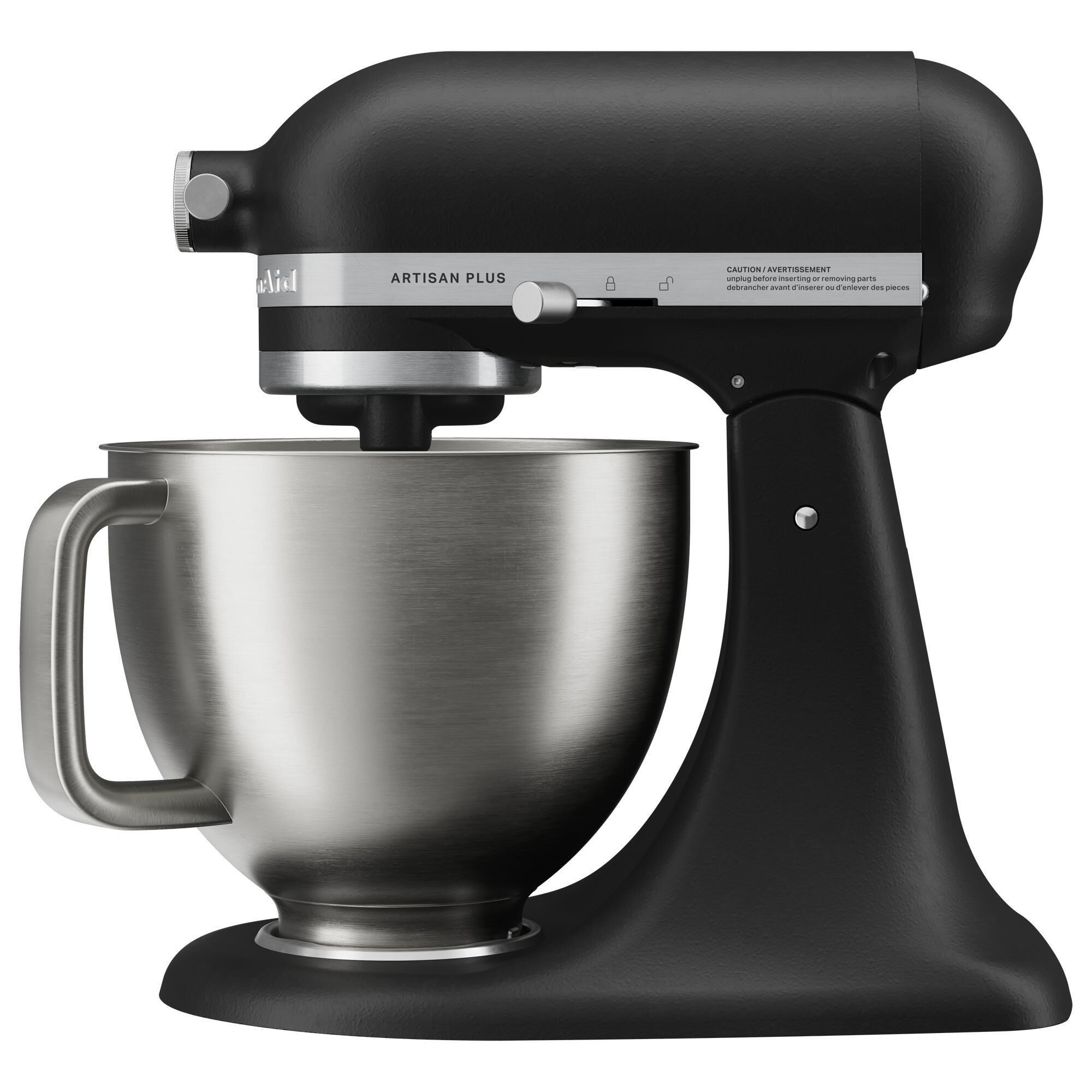 KitchenAid Artisan Plus 5-Quart Stand Mixer in Black Matte