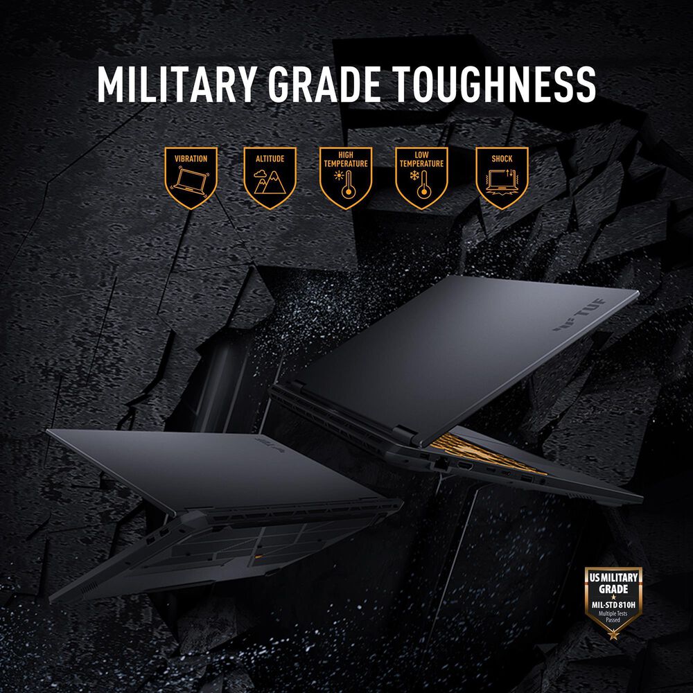 ASUS 16&quot; TUF F16 Gaming Laptop | Intel Core i7-14650HX - 16GB RAM - NVIDIA GeForce RTX Graphics - 1TB SSD in Black, , large