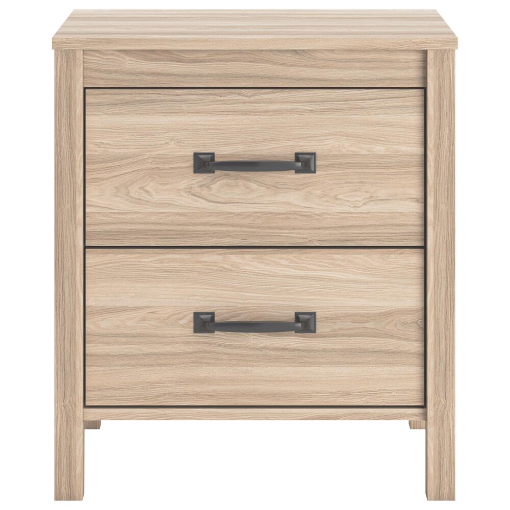 Ashley Battelle 2-Drawer Nightstand in Tan, , large