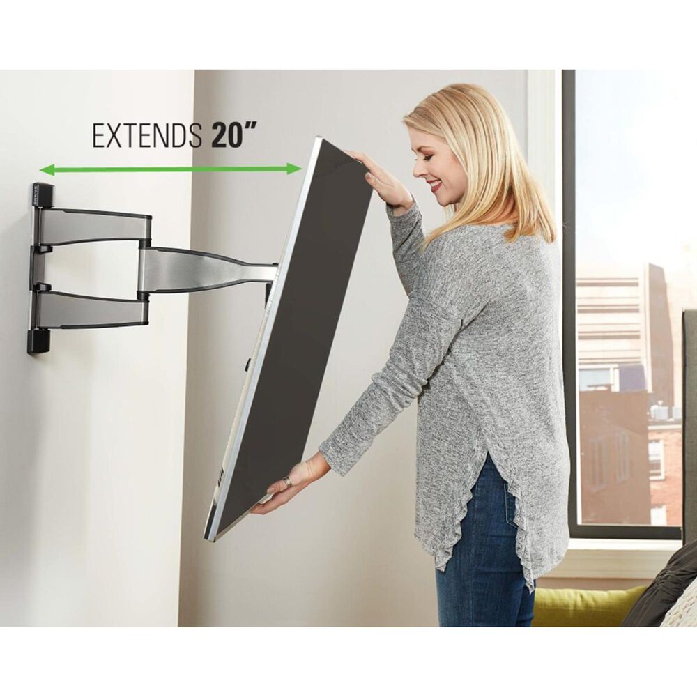 Sanus Premium Full-Motion Wall Mount for 32&quot; - 55&quot; TVs in Black, , large