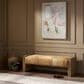 Four Hands Knox Accent Bench in Light Hair, , large
