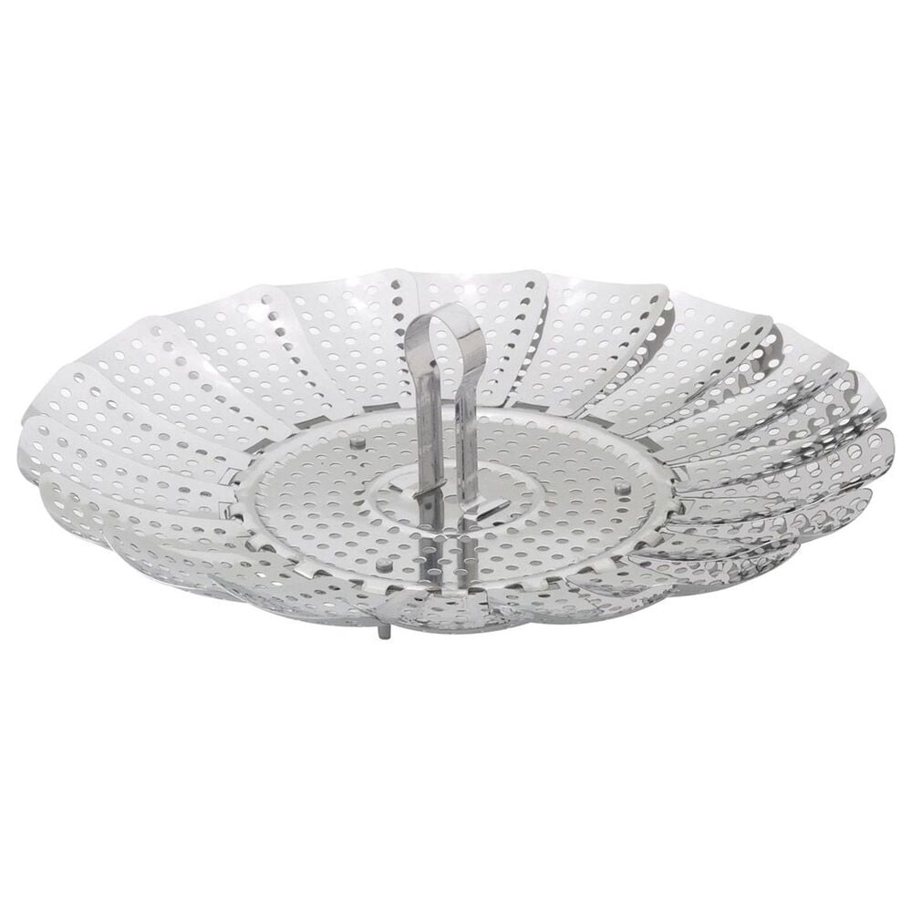 HIC Kitchen Collapsible Vegetable Steamer in Silver, , large