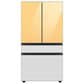 Samsung Bespoke Bespoke 4-Door French Door Refrigerator Middle Panel in White Glass, , large