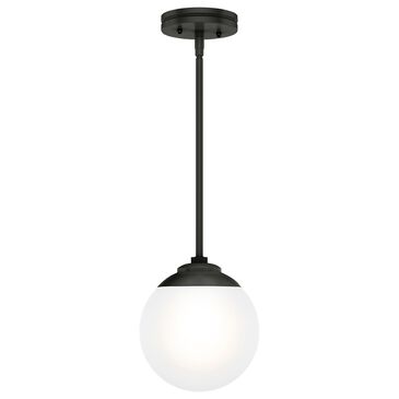 Hunter Hepburn 1-Light Mini Pendant in Matte Black, , large
