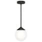 Hunter Hepburn 1-Light Mini Pendant in Matte Black, , large