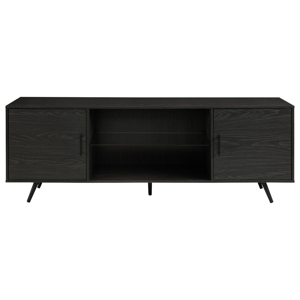 Walker Edison Nora 70&quot; TV Stand in Graphite, , large